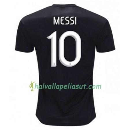 Jalkapallo Pelipaidat Argentiina Lionel Messi 10 Vieraspaita Copa América 2019 Lyhythihainen